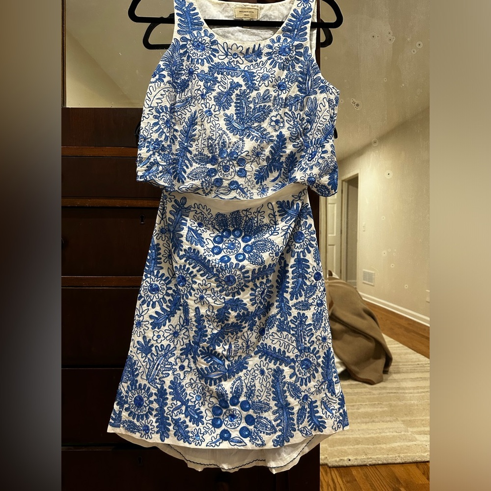 Moulinette Soeurs embroidered skirt set